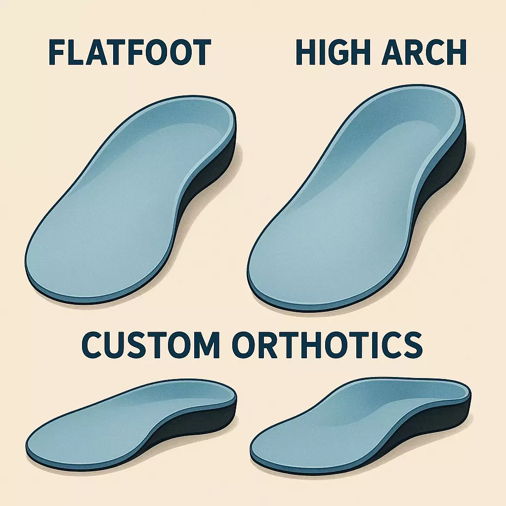 The Role of Orthotics in Managing Flat Feet